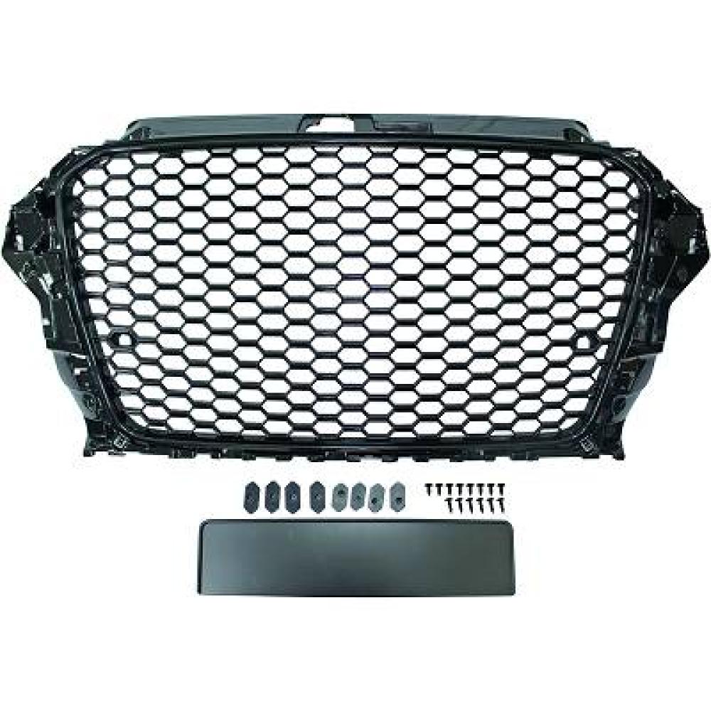 Grille de radiateur avant Audi A3 Lim./Sportb./Cabrio 12-16