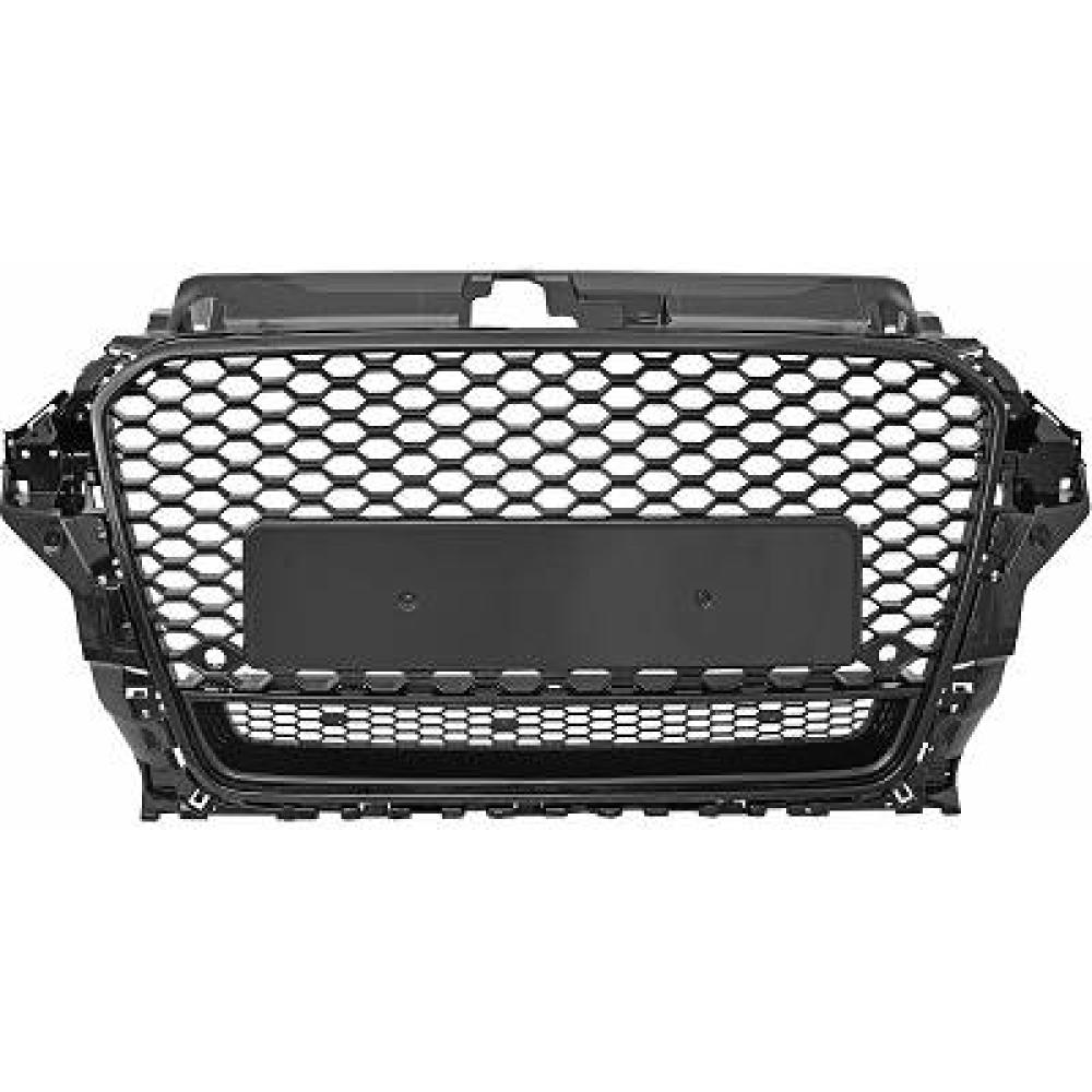 Grille de radiateur avant Audi A3 Lim./Sportb./Cabrio 12-16