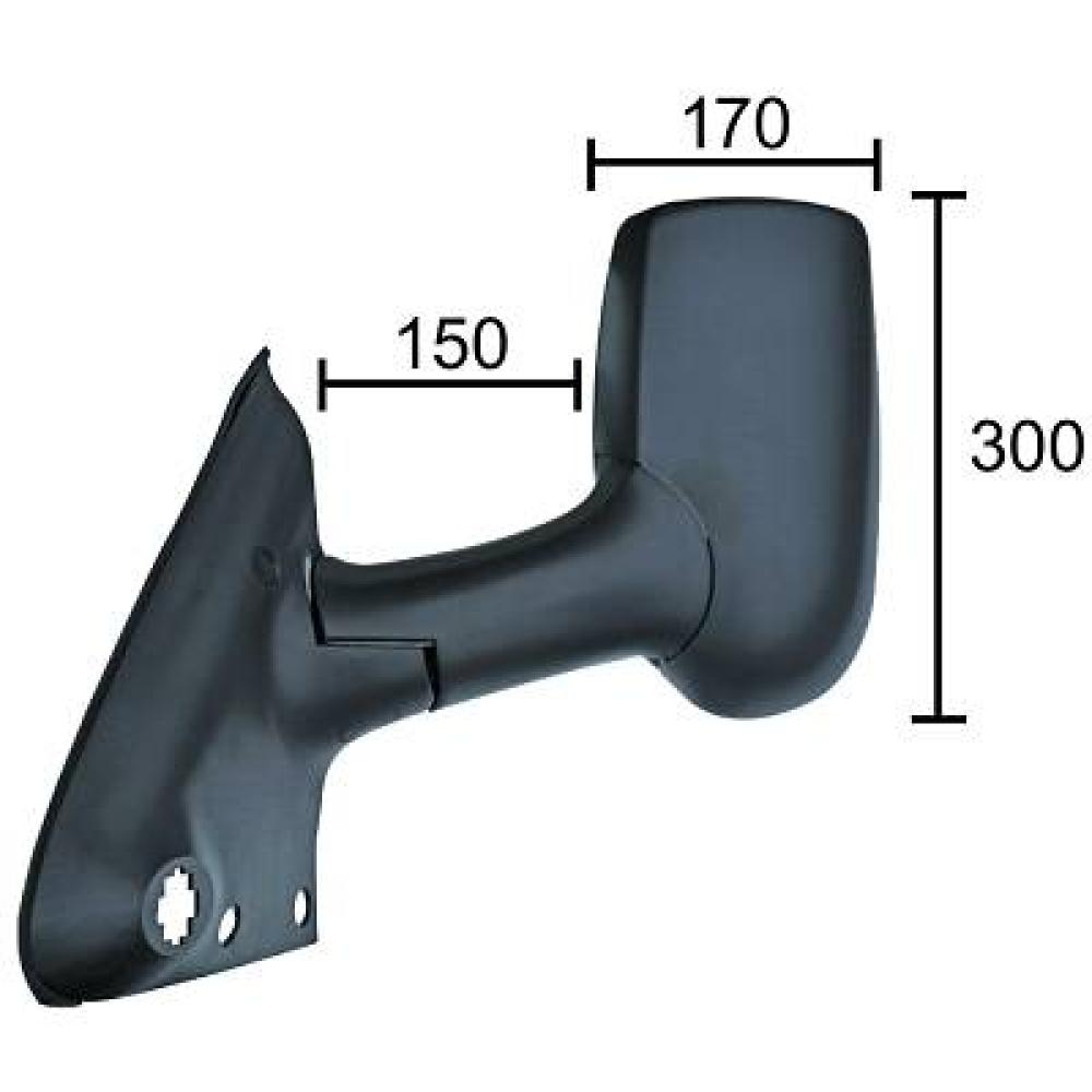 Rétroviseur extérieur gauche Ford Transit 00-06