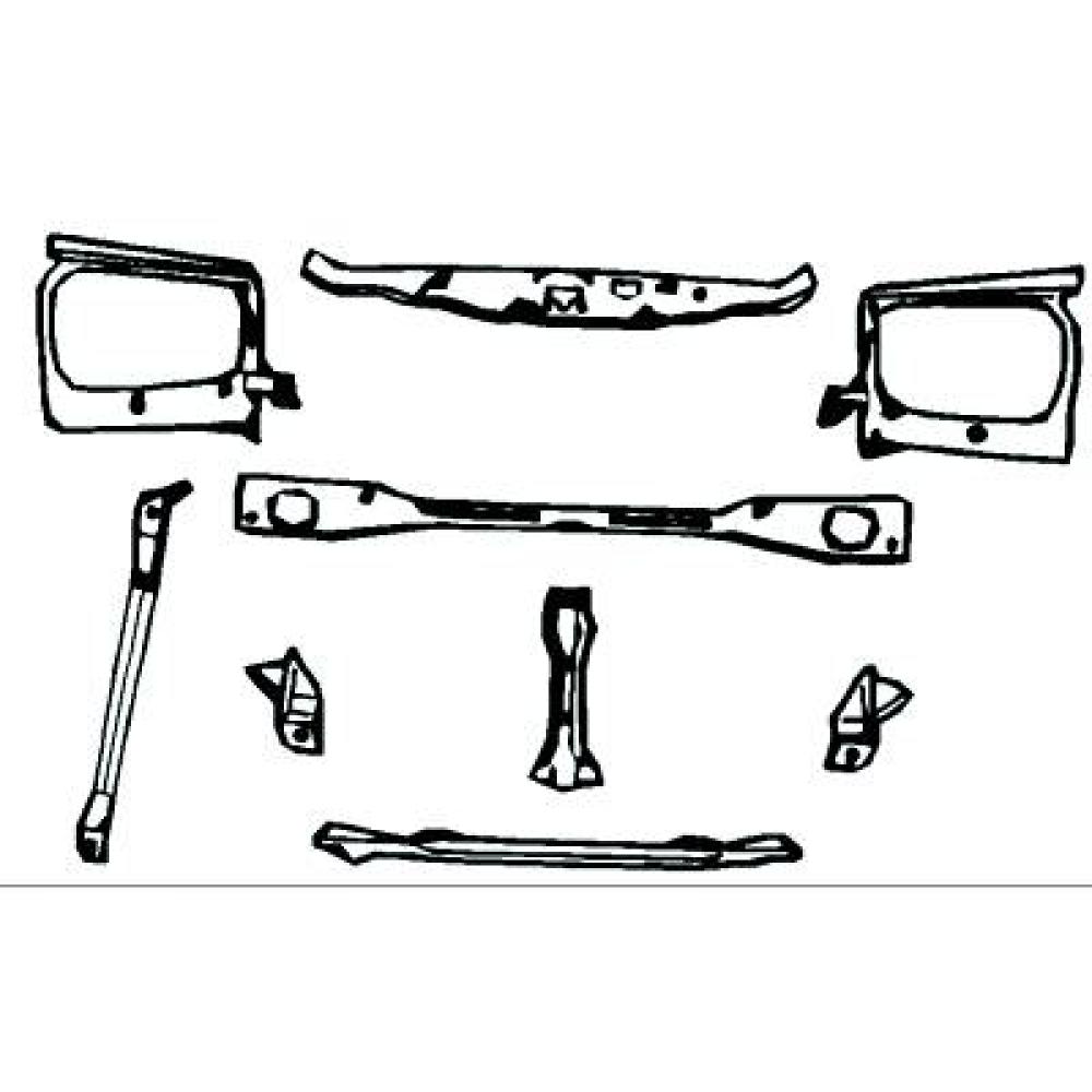 Panneau latéral arrière gauche Mercedes 200-280E(W123) 76-84