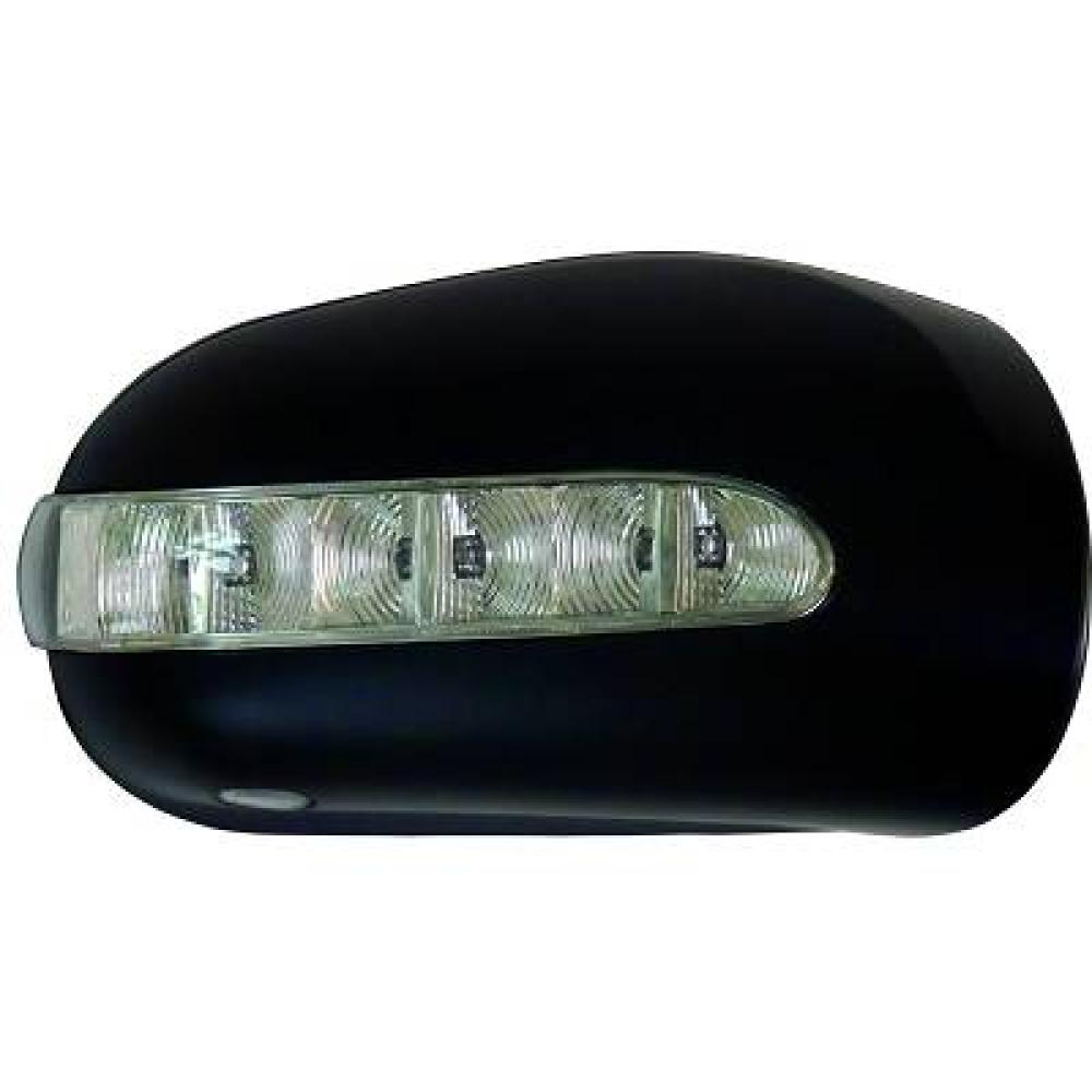 Revêtement, rétroviseur extérieur gauche Mercedes S-Kl. W220 98-05