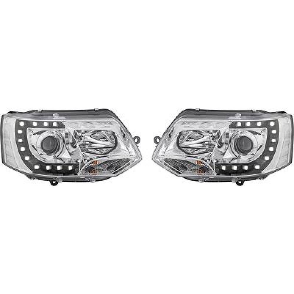 Kit de projecteurs principaux Volkswagen T5 Multivan/Caravelle 09-15