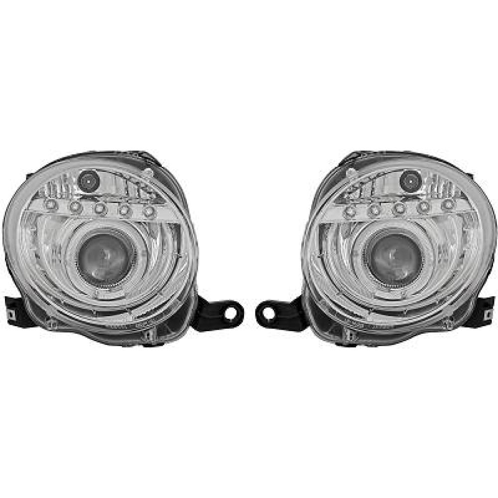 Kit de projecteurs principaux Fiat 500 Abarth 08-15