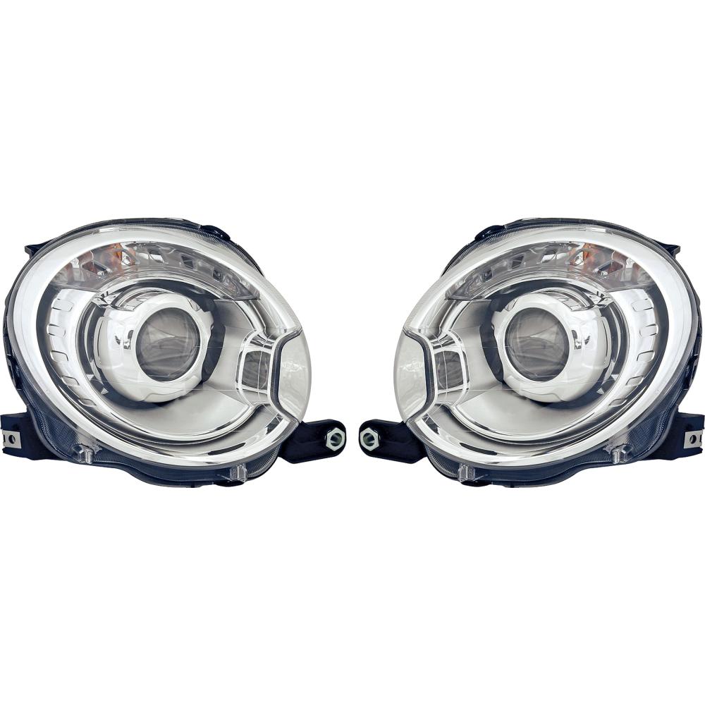 Kit de projecteurs principaux Fiat 500 Lim./Cabrio 07-15