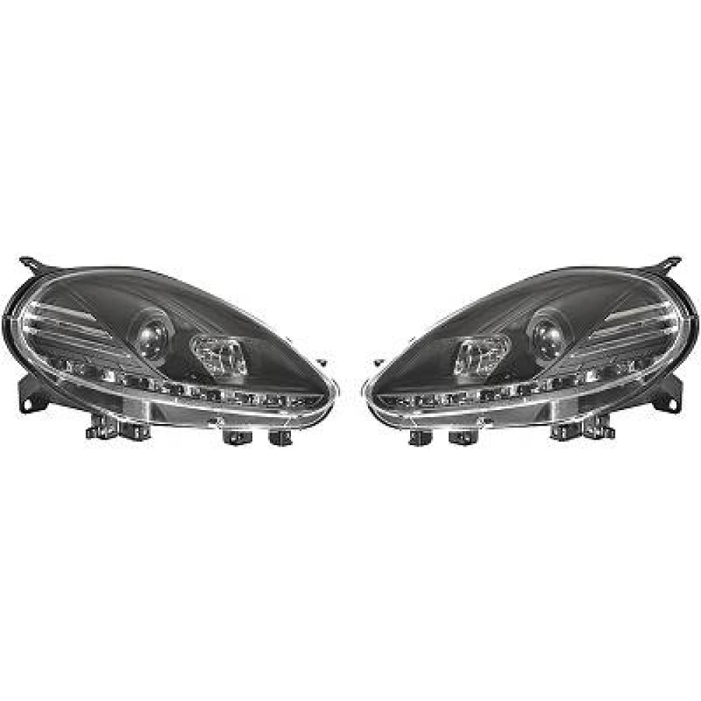 Kit de projecteurs principaux Fiat Punto Evo 09-11