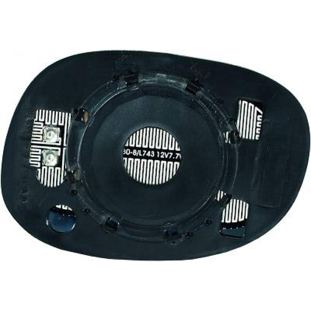 Verre de rétroviseur, rétroviseur extérieur droite Citroen C2 03-08