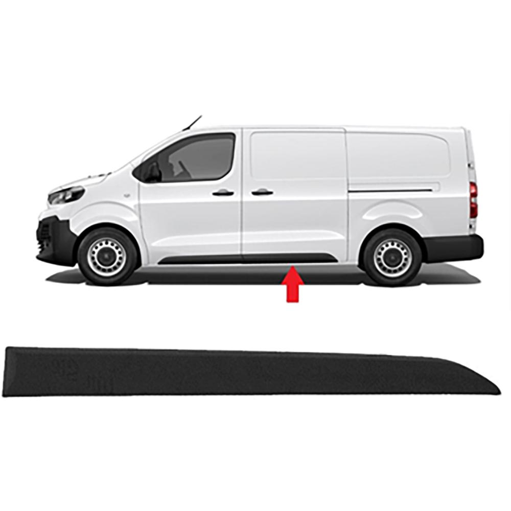 Baguette et bande protectrice, porte arrière droite Citroen Jumpy / Spacetourer 16->>