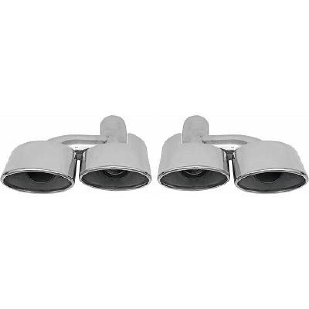 Déflecteur de tuyau de sortie droite Mercedes C-Kl. W204 07-11