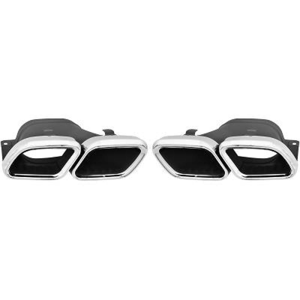 Déflecteur de tuyau de sortie droite Mercedes C-Kl. W205 Lim/Cpe/Tour. 8.18-21