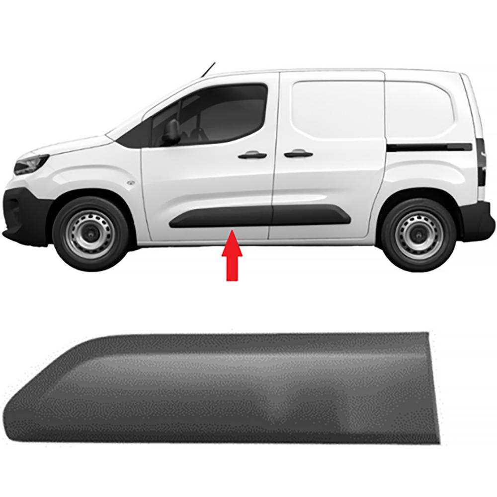 Baguette et bande protectrice, porte avant gauche Citroen Berlingo Multispace/Kastenw.18->>