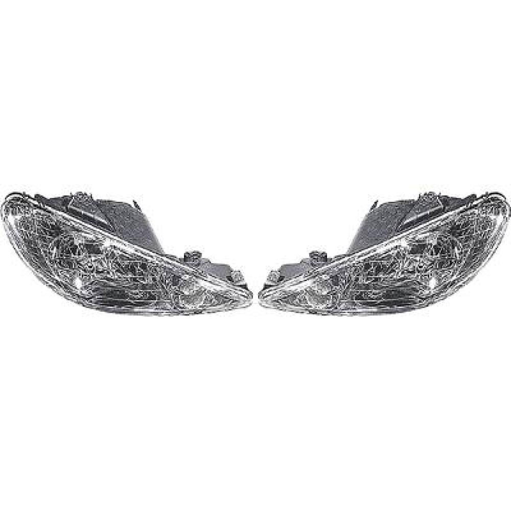 Kit de projecteurs principaux Peugeot 206/206CC 98-06