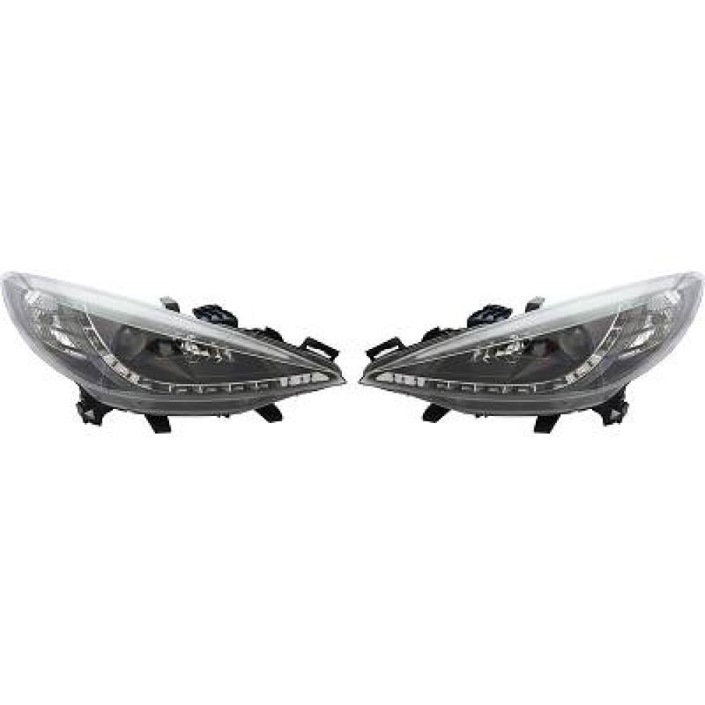 Kit de projecteurs principaux Peugeot 207 06-12