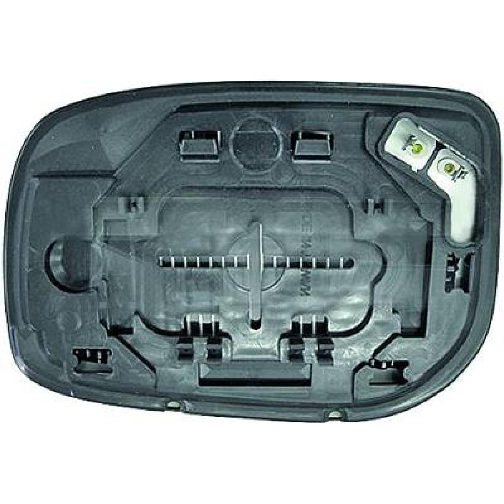 Verre de rétroviseur, rétroviseur extérieur droite Toyota Yaris 06-08