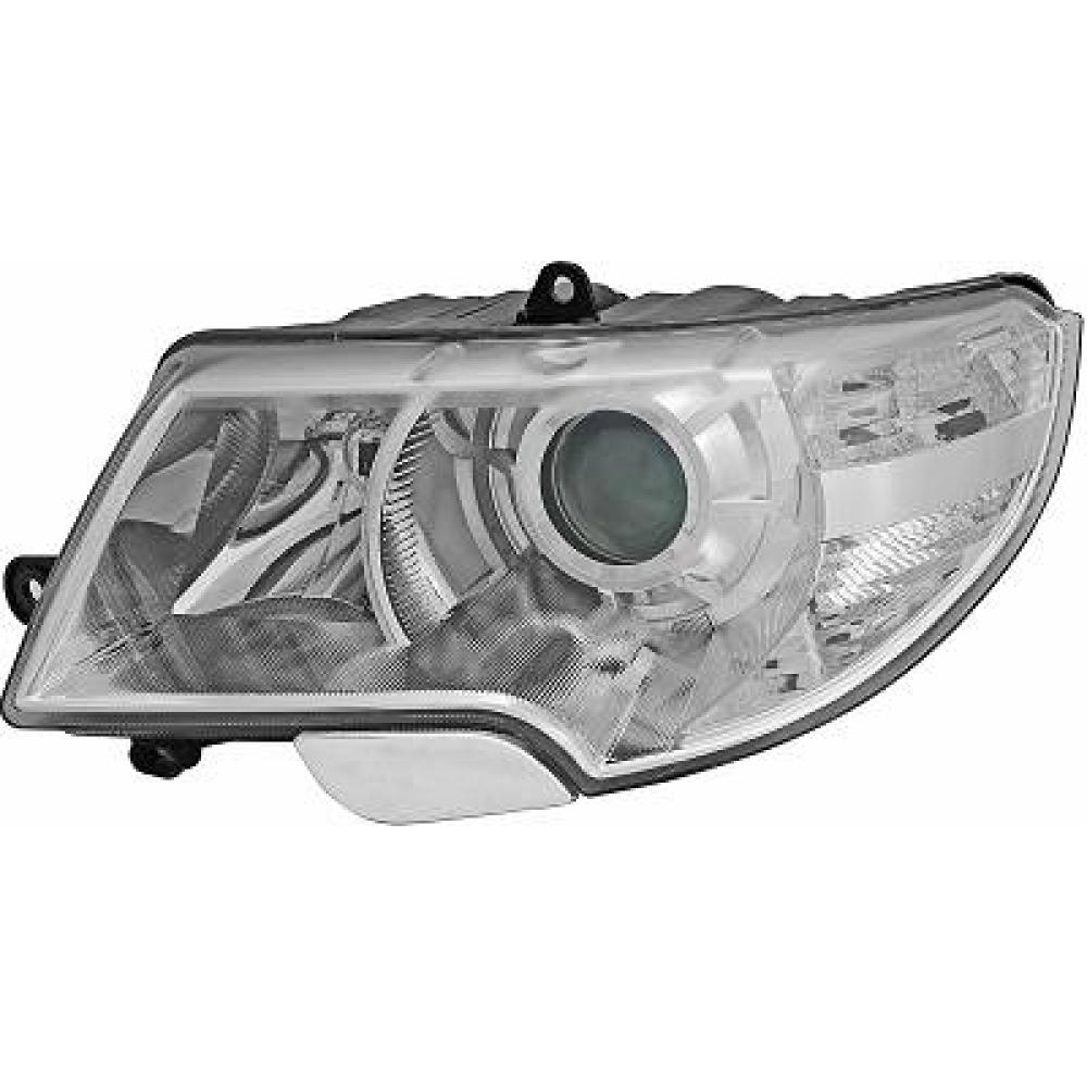 Projecteur principal gauche Skoda Superb 08-12