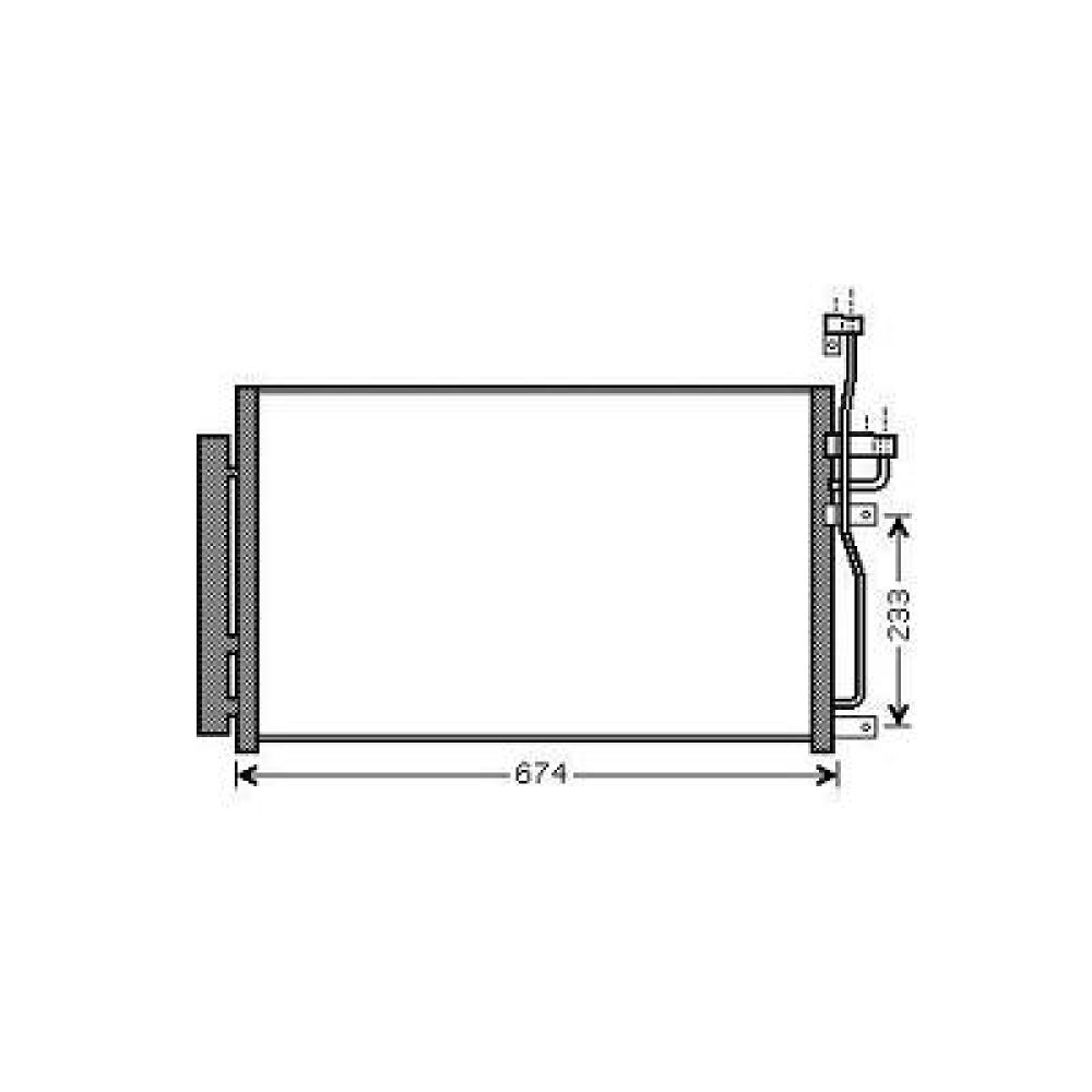 Condenseur, climatisation Opel Antara 07-10