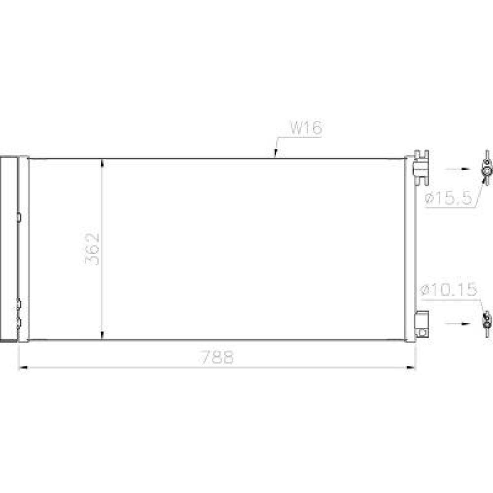Condenseur, climatisation Renault Traffic III 14-19