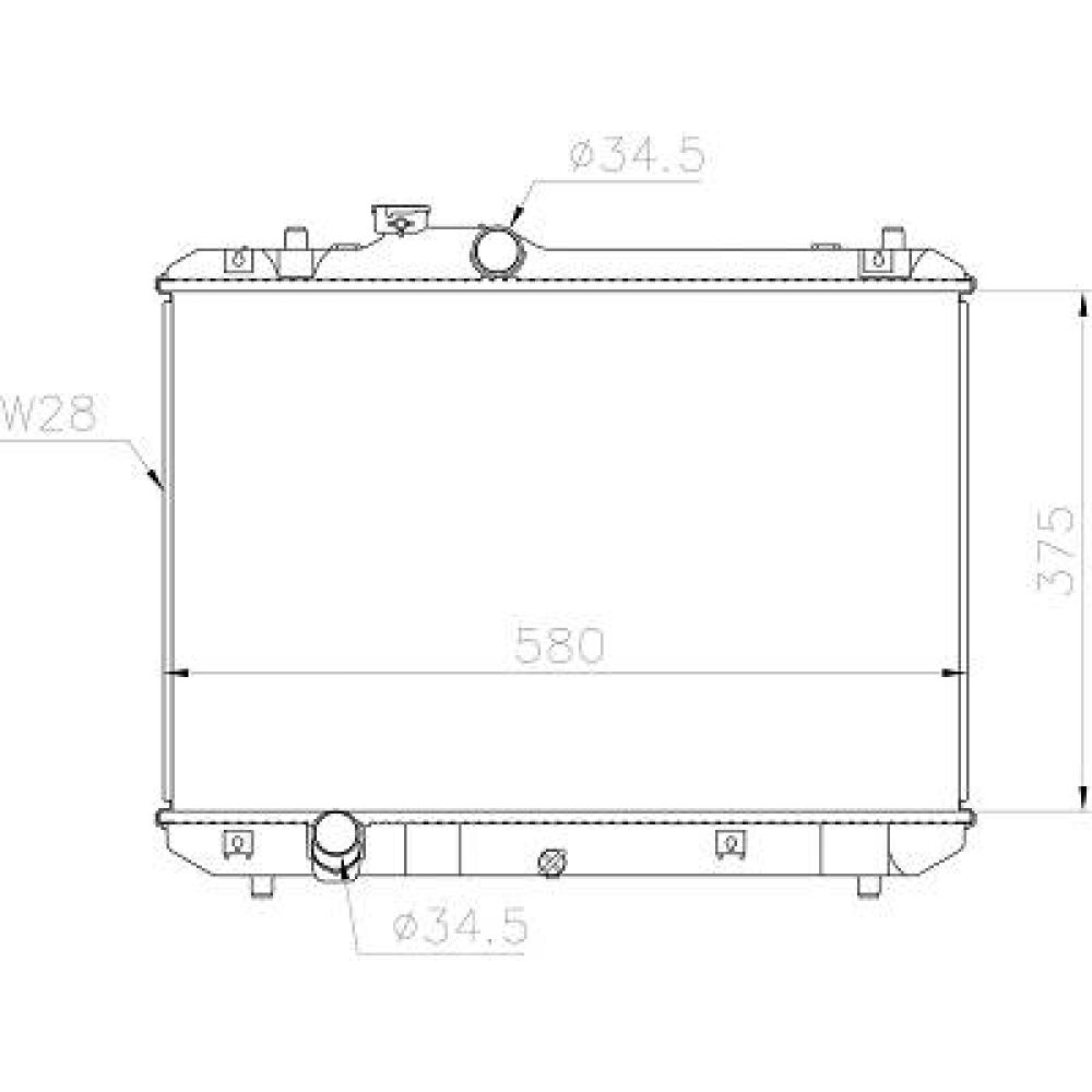 Radiateur, refroidissement du moteur Suzuki Swift 05-10