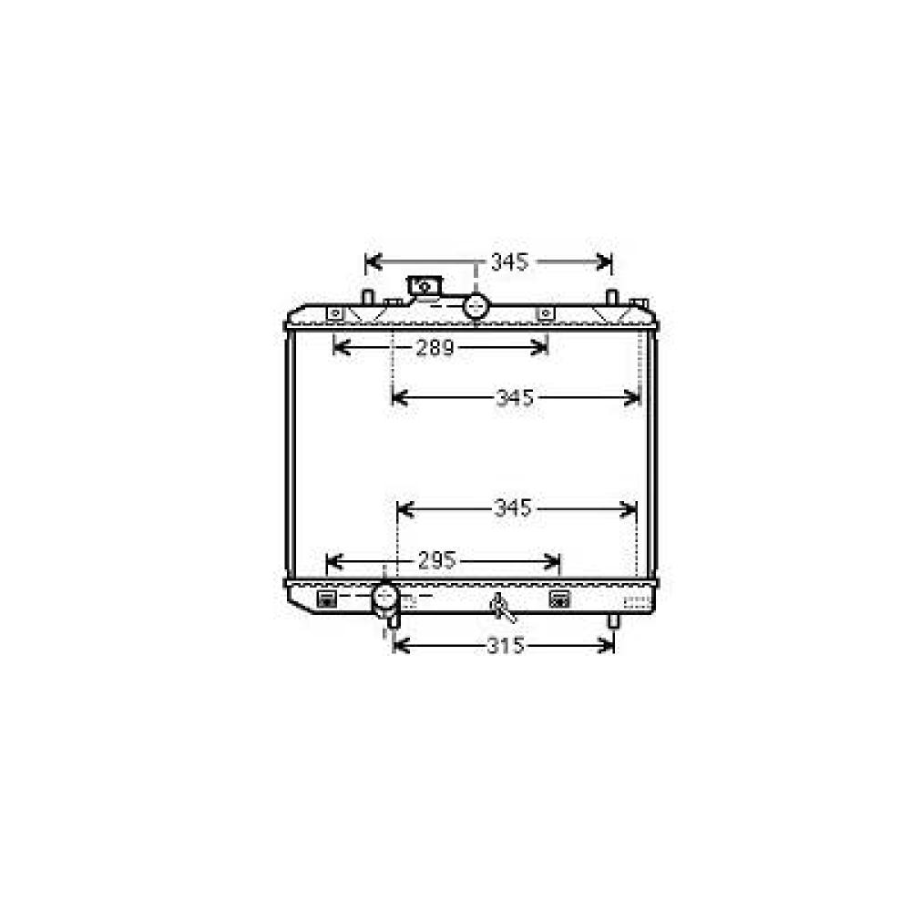 Radiateur, refroidissement du moteur Opel Agila B 08->>