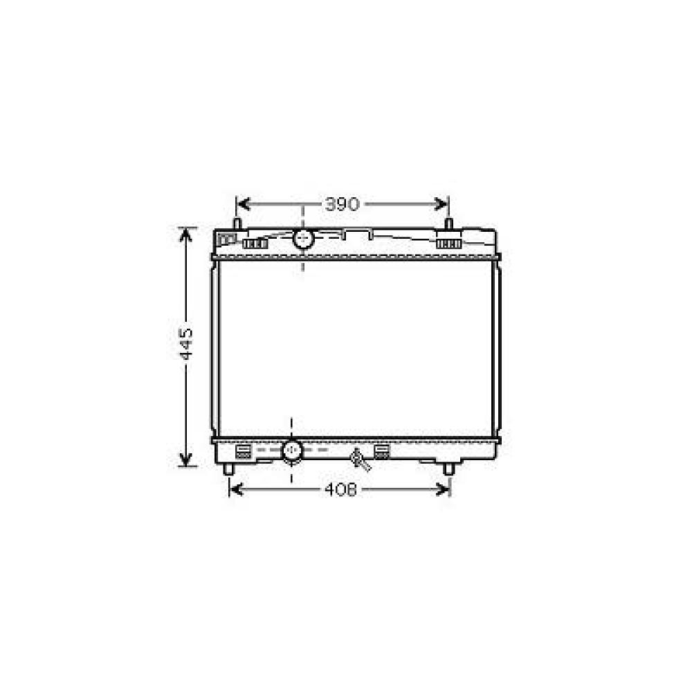 Radiateur, refroidissement du moteur Toyota Yaris 06-08