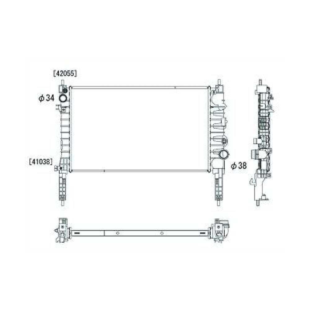 Radiateur, refroidissement du moteur TUNING NEUTEILE 2025 Neuaufnahmen