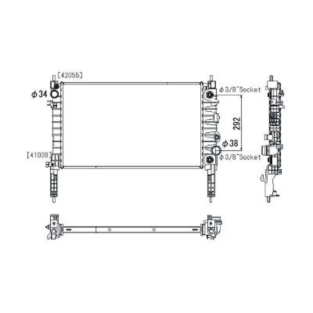Radiateur, refroidissement du moteur TUNING NEUTEILE 2025 Neuaufnahmen