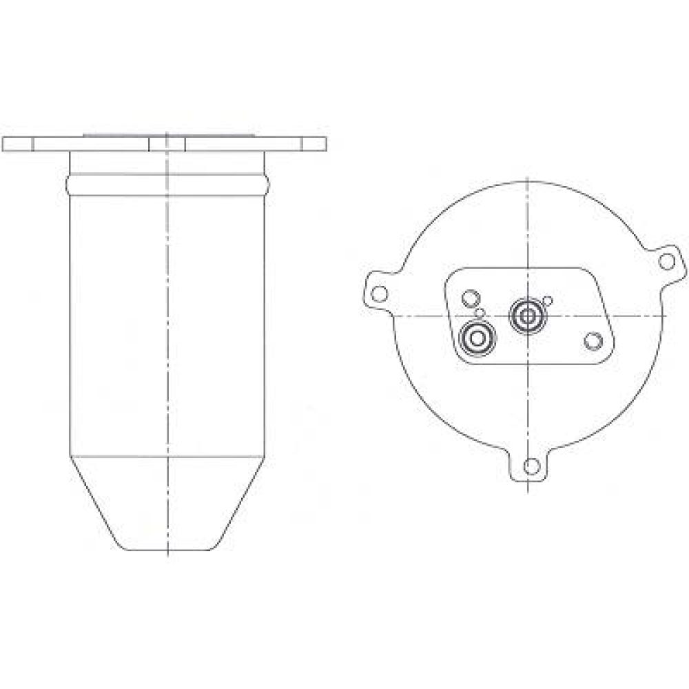 Filtre déshydratant, climatisation BMW 5-Reihe (E39) 00-03
